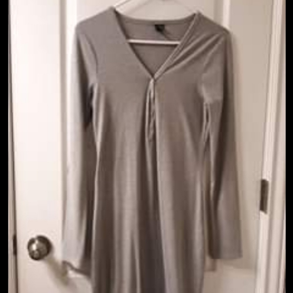 button up knit dress
